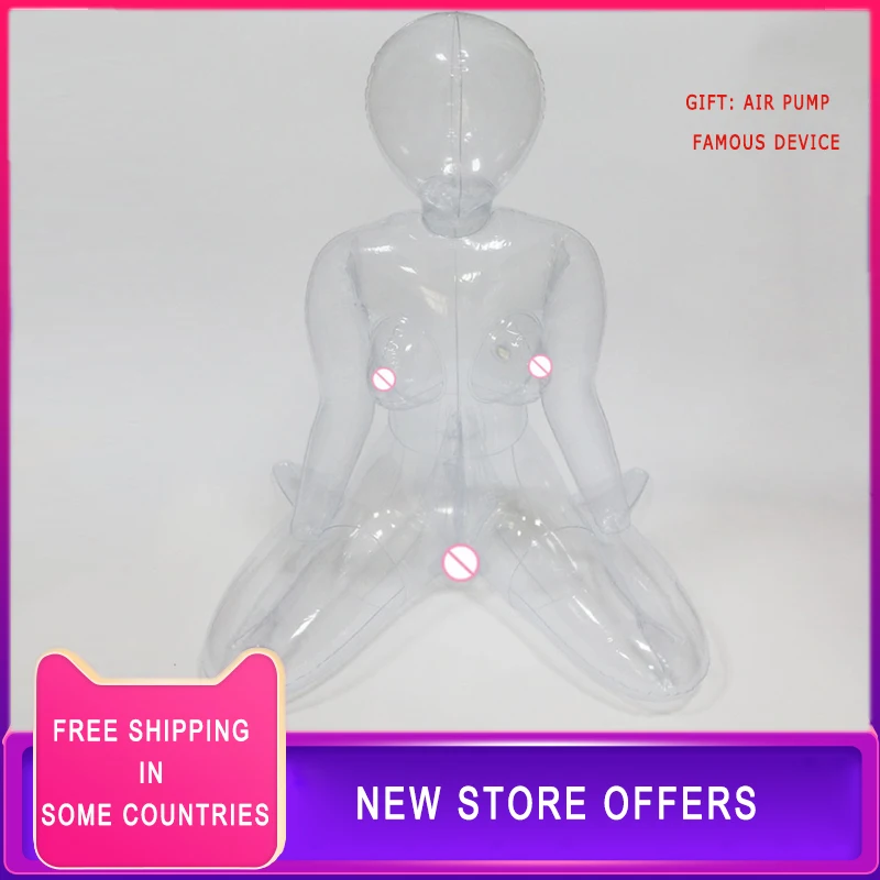 Transparent Sex Dolls Inflatable Doll Toys Male Masturbator Sex Toy For Men Sex Shop For Adults Realistic Vagina Erotic Sextoy