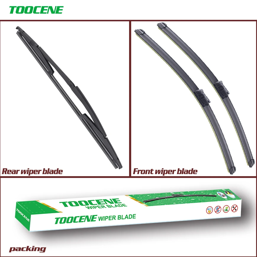 

Front And Rear Wiper Blades For FIAT Idea 2008-2012 Rubber Windscreen Windshield Wipers Car Accessories 23+15+14