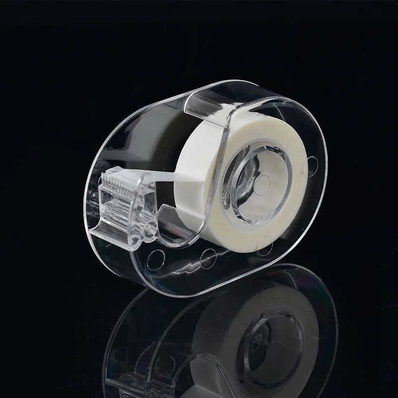 Transparent Tape Cutter Tape Split Adhesive Tape Holder Tabletop Roll Tape Dispenser Eyelash Extension Under Eyelash Pad Cutter