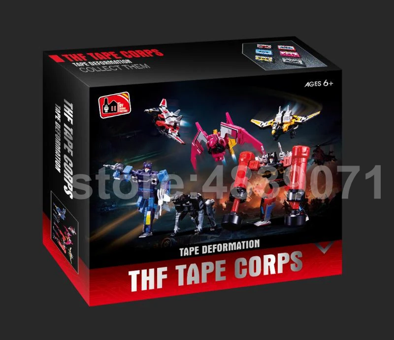 teppei69　1〜5弾セット THF Action Figure Toys THF-01P6 THF01P6 Small Tape Corps Six Tapes