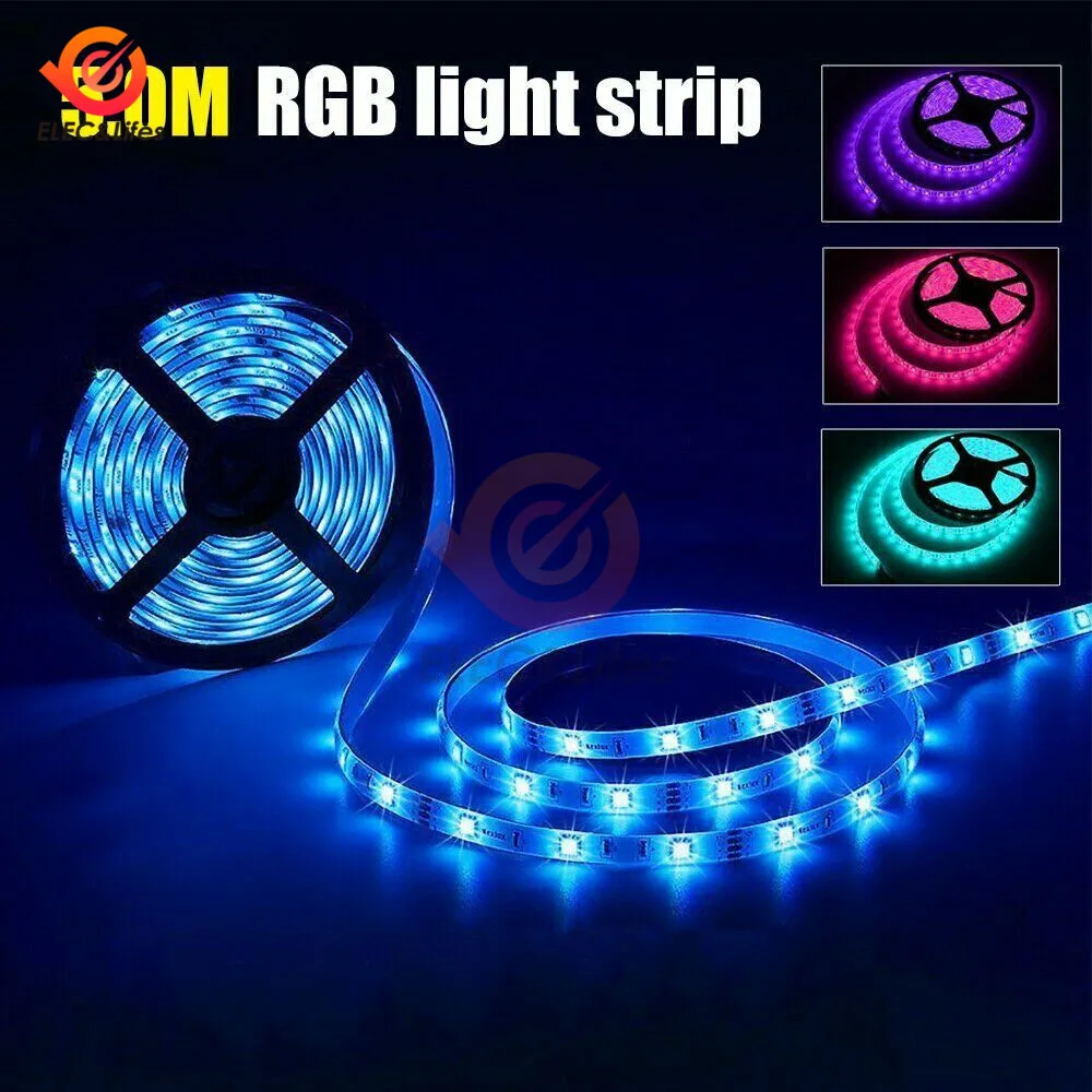 DC 5V USB LED Strip 5050 SMD RGB 1M 2M 3M 4M 5M Bluetooth APP Control luce flessibile TV sfondo luce RGB LED Tape 30LEDs