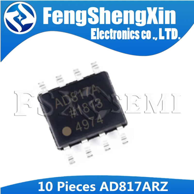 10PCS AD780A AD817A 8031A AD780ARZ AD817ARZ AD8031ARZ AD8033ARZ AD8034ARZ AD8052ARZ AD8056ARZ AD8057ARZ 8057A SOP-8 Chips