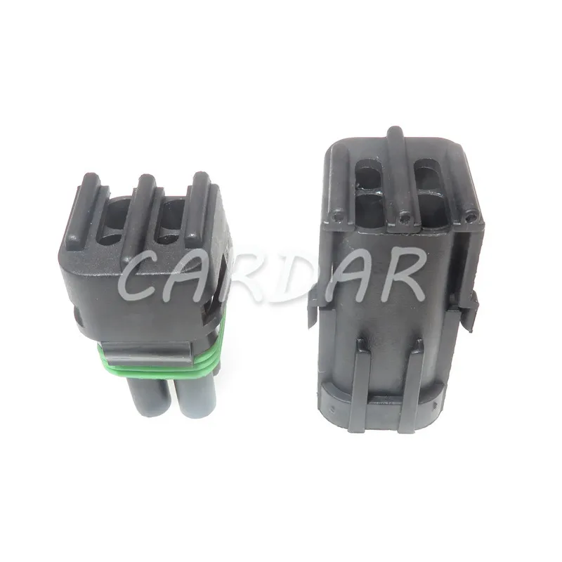 1 Set 4 Pin 12015024 12015798 Weather Pack Electrical Wire Connector Sealed Plugs Wiring Automobile Socket AC Assembly