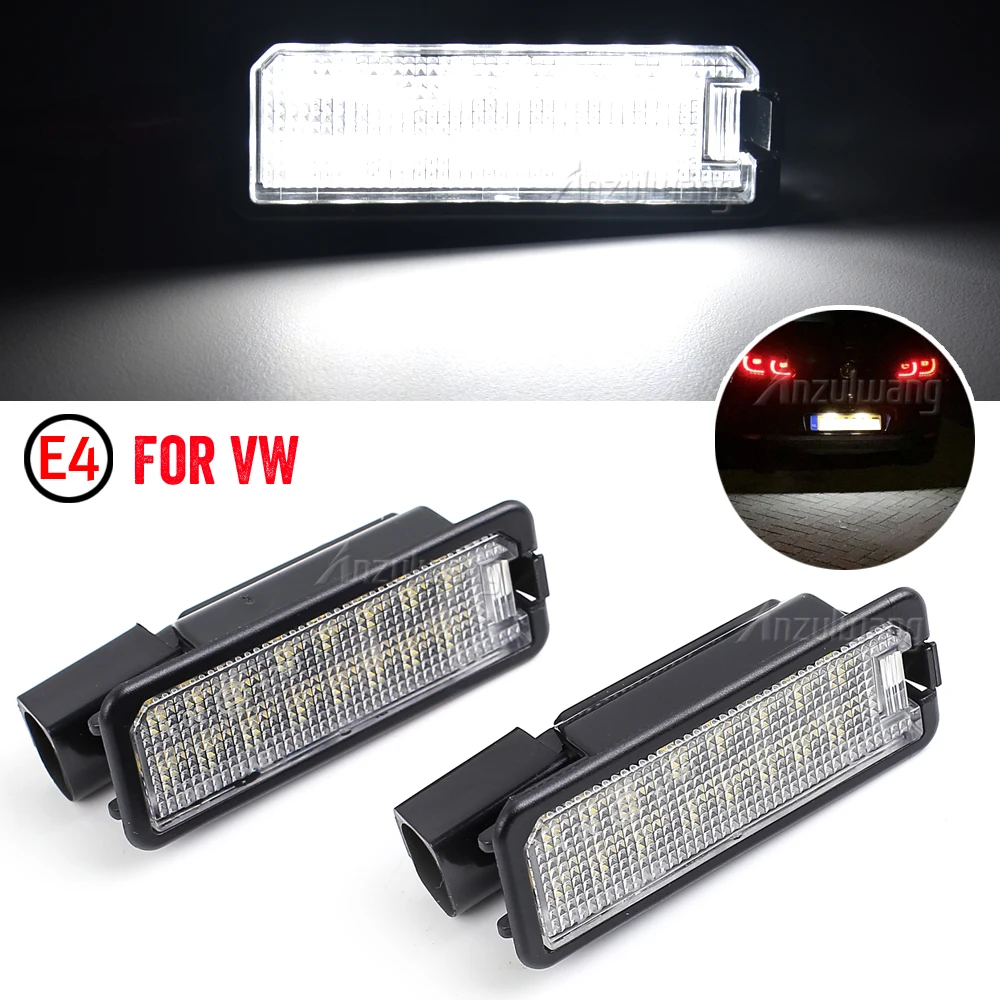 License Plate LED Light Universally Used For VW/Golf MK6 MK7 /Passat B7 CC Scirocco 35D 943 021 A Led Driving Lamp White