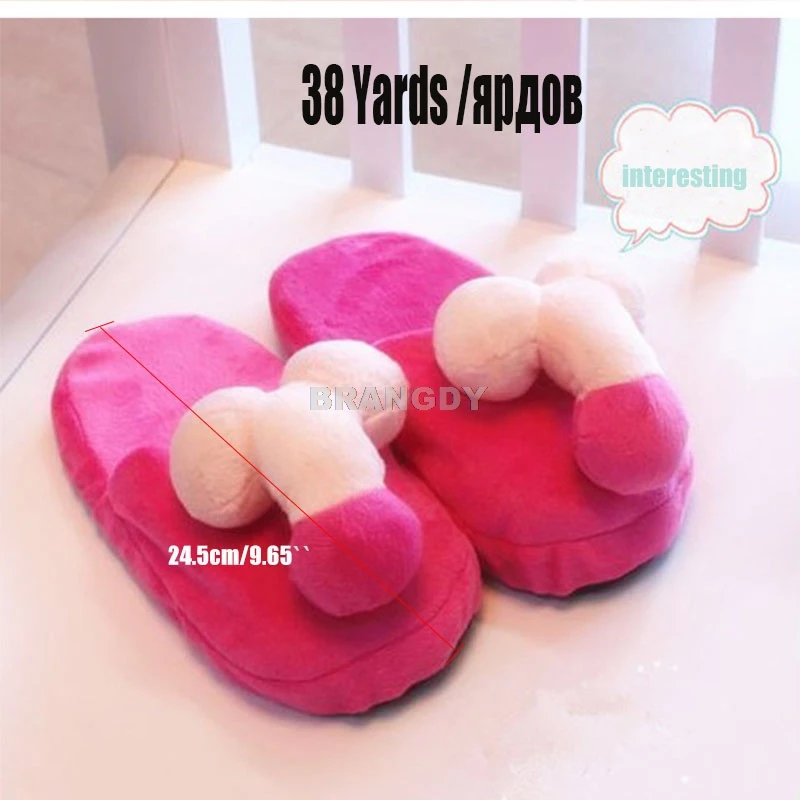 2021Woman Unicorn Slippers Winter Slippers Women Creative Fun Penis Home Slippers Warm Spring Funny Women Shoes Unicornio Shoes