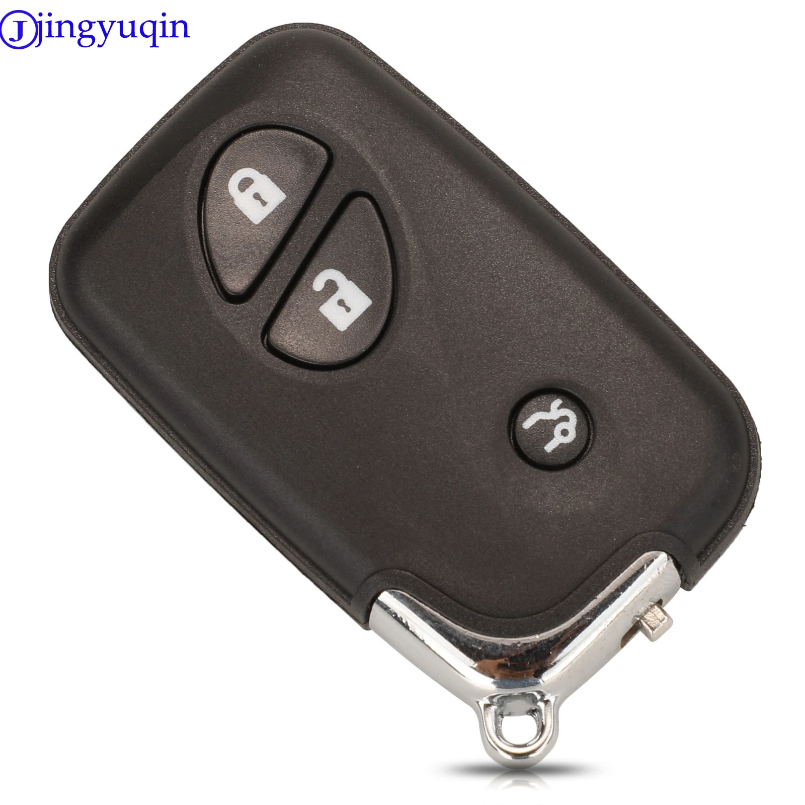 Jingyuqin inteligente caso remoto chave, 3 + 1 botão Fob, Keyless entrada Shell, em branco para LEXUS IS250, ES350, GS350, LS460, GS
