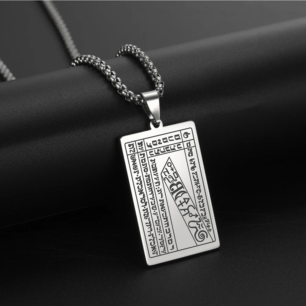 Dawapara Truest and Highest Seal of Fortune Amulet Necklace - The Mystery of The Second Seal Books of Moses Vintage Pendant