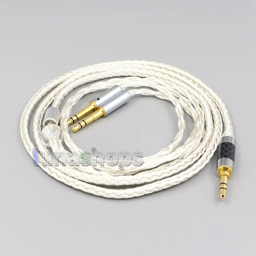 

LN007251 16 Core OCC Silver Plated Headphone Cable 7mm High Step For TAGO T3-01 T3-02 studio headphones