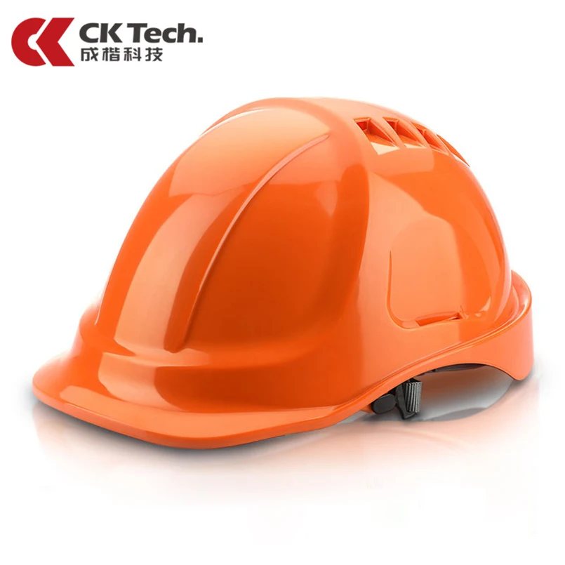 CK Tech.Customized Printing Available Construction Safety ABS Hard Cap Breathable Engineering Power Labor Protection Helmet
