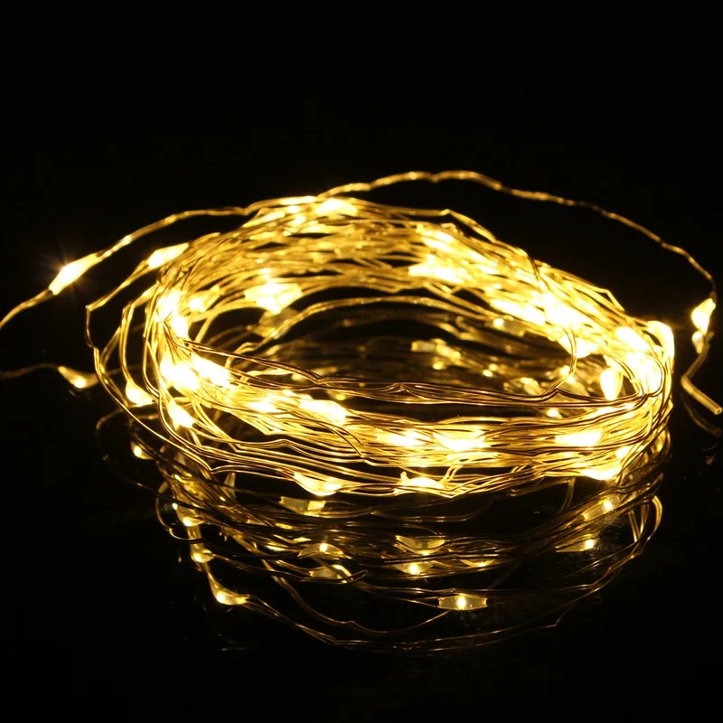 5M 50 LED String Fairy Light 3XAA lampada a batteria per ghirlanda di natale decorazione della casa di nozze supporto Dropshipping