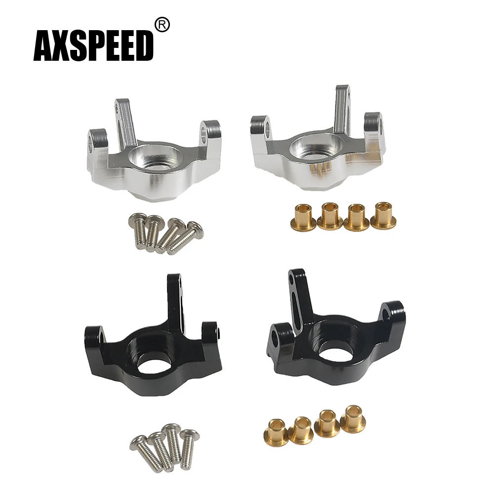 

AXSPEED Aluminum Alloy Front Steering Knuckle Cup for Axial Wraith 90018 1/10 RC Crawler Car Model Upgrade Parts