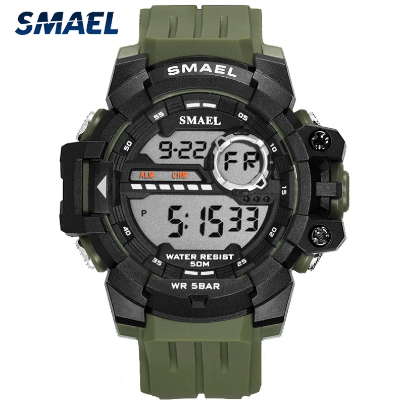 

SMAEL Men Military Sport Watch Waterproof LED Quartz Top Brand Luxury Mens Watches Automatic Mechanical Digital Wristwatches