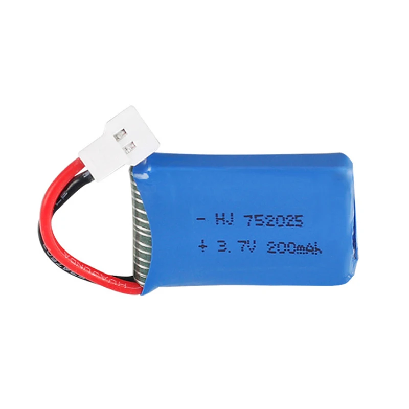 Batteria per Syma X4 X11 X13 RC Drones 3.7V 200mah batteria LiPo per Syma X4 X11 X13 RC Quadcopter Parts 752025