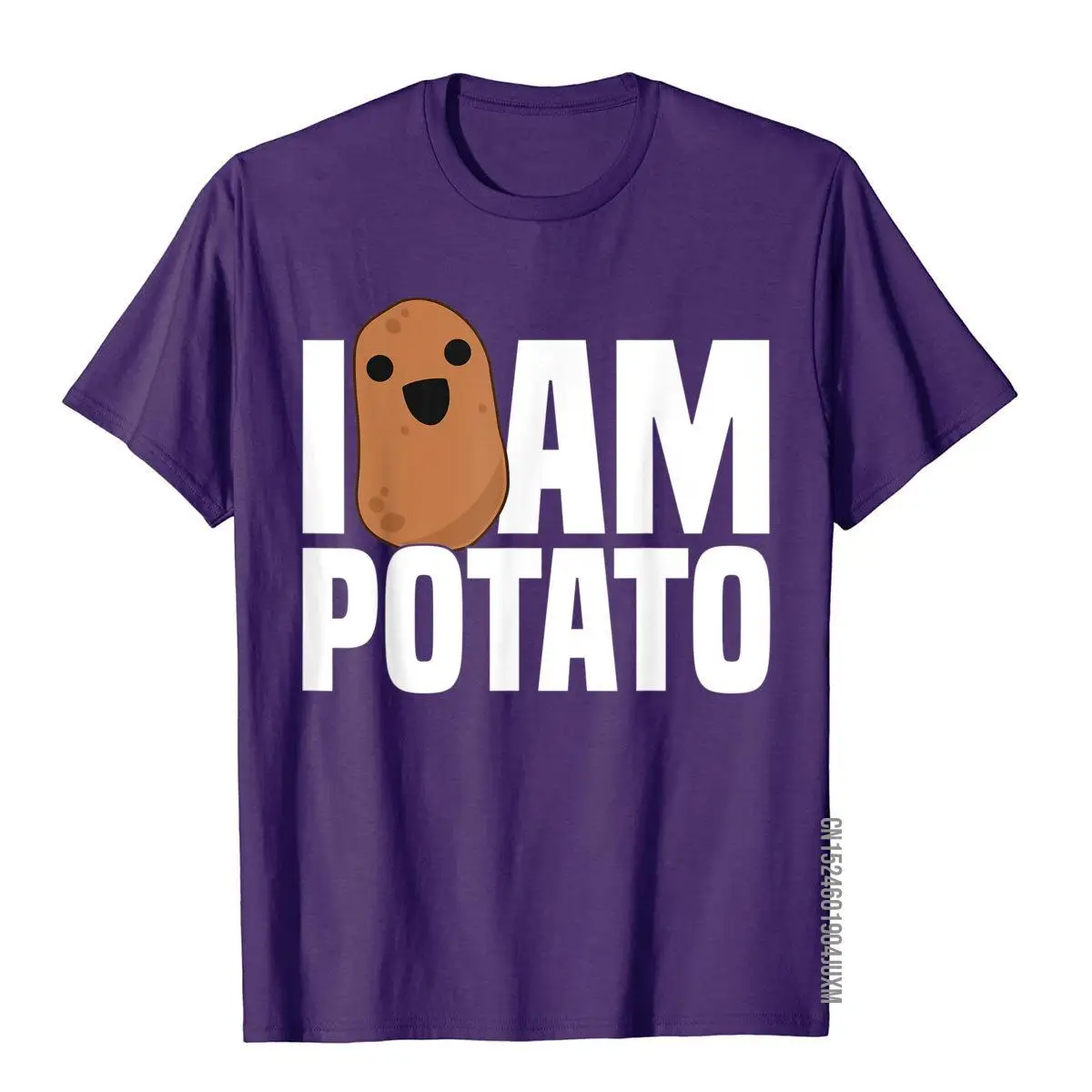 I Am Potato Funny Potato Shirt Food Humor Vegetable Gift T-Shirt Cosie Japan Style T Shirt Designer Cotton Men's T Shirt