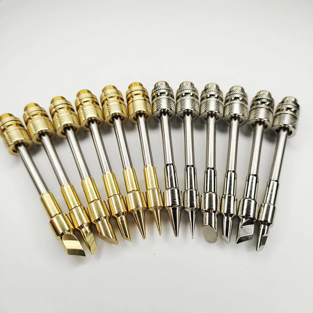 510 Interface Electric Soldering iron Tip USB Wireless Solder Stations Tip Welding Tools 20-100W Cutter head Horseshoe Pointed