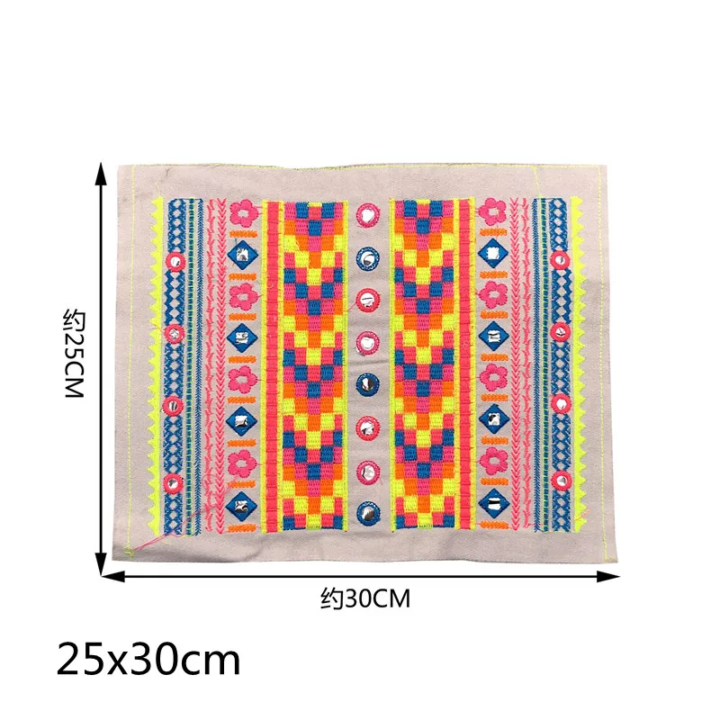 1 pz Patch di fiori ricamati in tessuto cucire su Applique abbigliamento fai da te accessori di abbigliamento per cucire