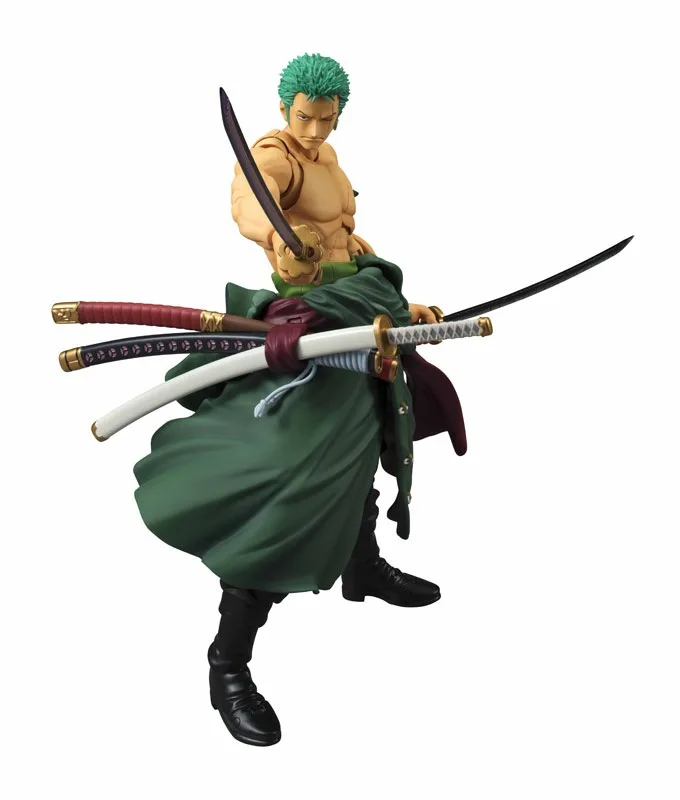 Anime One Piece 18cm BJD Roronoa Zoro Joints Moveable PVC Action Figure Collection Model Toys