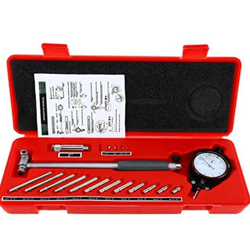2" - 6" 0,001" Diepe motorgatmeting 50-160 mm 0,01 mm meetklok met meetklok