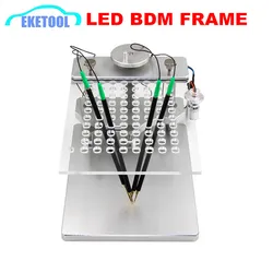 BDM Frame Pro Best Quality 22pcs BDM Adapters Dimsport BDM Probe Adapters Full Set LED BDM Frame ECU RAMP Adapters