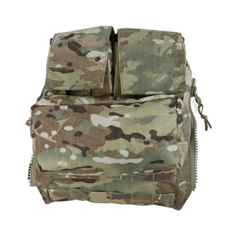 TMC Tactical Vest Zipper Back Pouch Attack Panel Pocket Multicam Compatibility AVS JPC2.0 CPC Tactical Vest