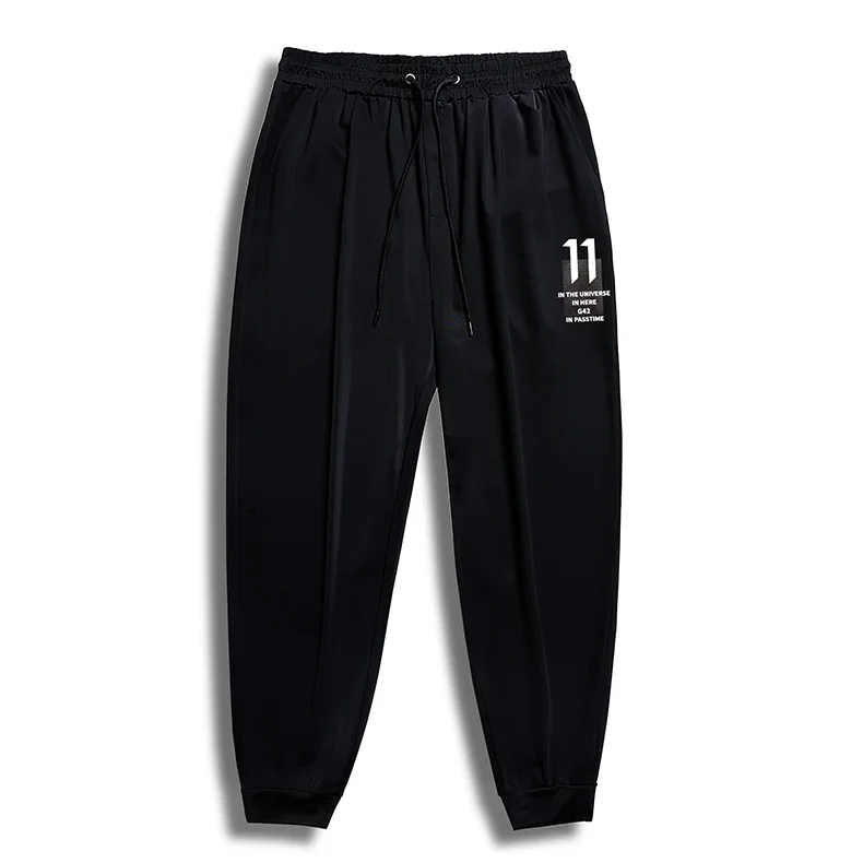 Big Size Pants Men Streetwear Casual Harem Pant Oversize High Quality Elastic Waist Black Trousers Plus Size 6XL 7XL HX403