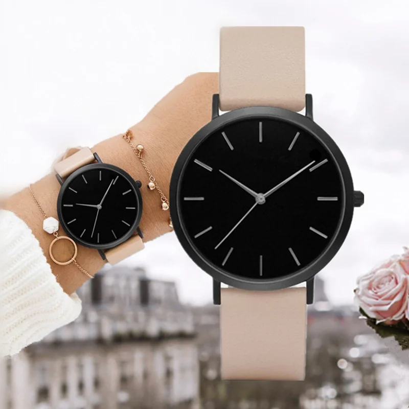 

Fashion Simple Women Watches Women-watch Leather Band Quartz Watches Women Ladies Watch Reloj Mujer Relogio Feminino Hodinky