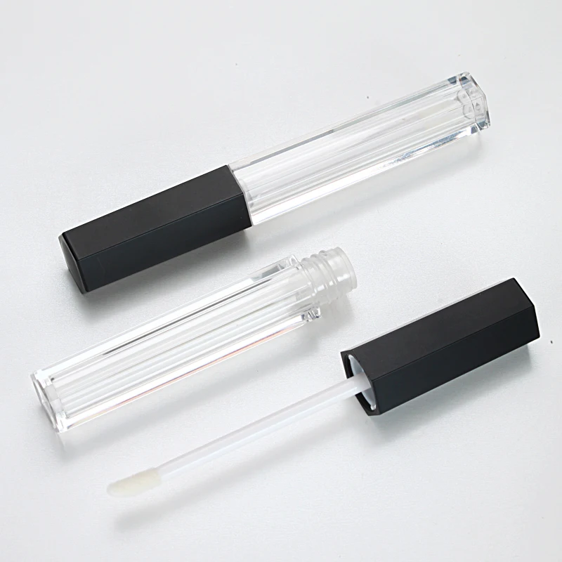4ml Empty Lip Gloss Tubes Lip Balm Bottle,Rose Gold,Black Cap Plastic Liquid Lipstick Container Beauty Makeup Tool. - Image 4