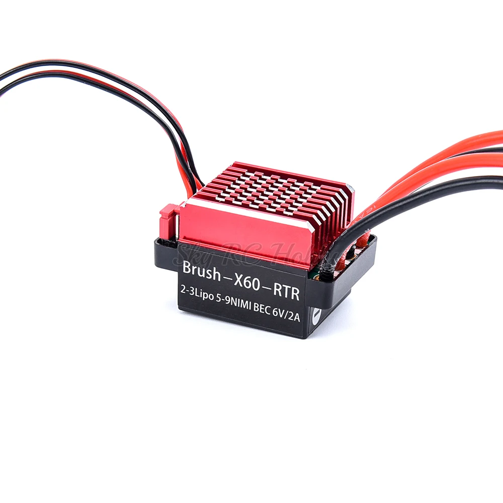 540 Motor 21T 35T 45T 55T 80T Brushed motor + 60A Brushed ESC For 1/10 1:10 RC Hobby Rock Crawler RC Car Parts