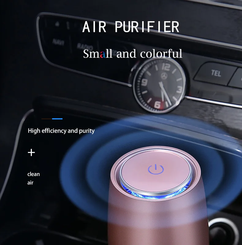 แบบพกพาเครื่องฟอกอากาศ,เครื่องฟอกอากาศ,Dual UVC & H13 HEPA Air Filter ขจัด99.9% ควัน,สำหรับรถยนต์,บ้าน,สำนักงาน