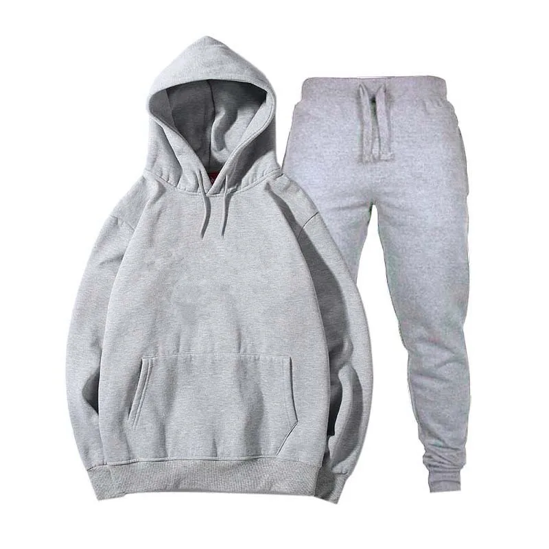 

Fashion Brand Men's Hoodies+pants 2019 Spring Autumn Male Casual Hoodies Sweatshirts Men's Solid Color Hoodies Sweatshirt Suit