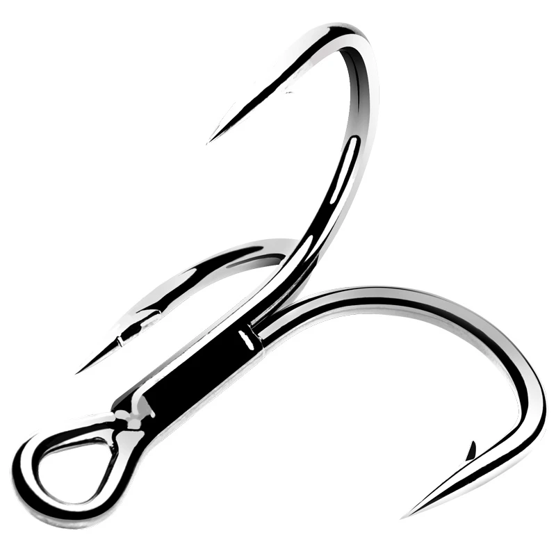 

Treble Hooks Sharp Anzuelos De Pesca Mar 4X Fishing Hook Large Three Anchor Hooks 20pcs Triple Hooks For Fishing Anzol De Pesca