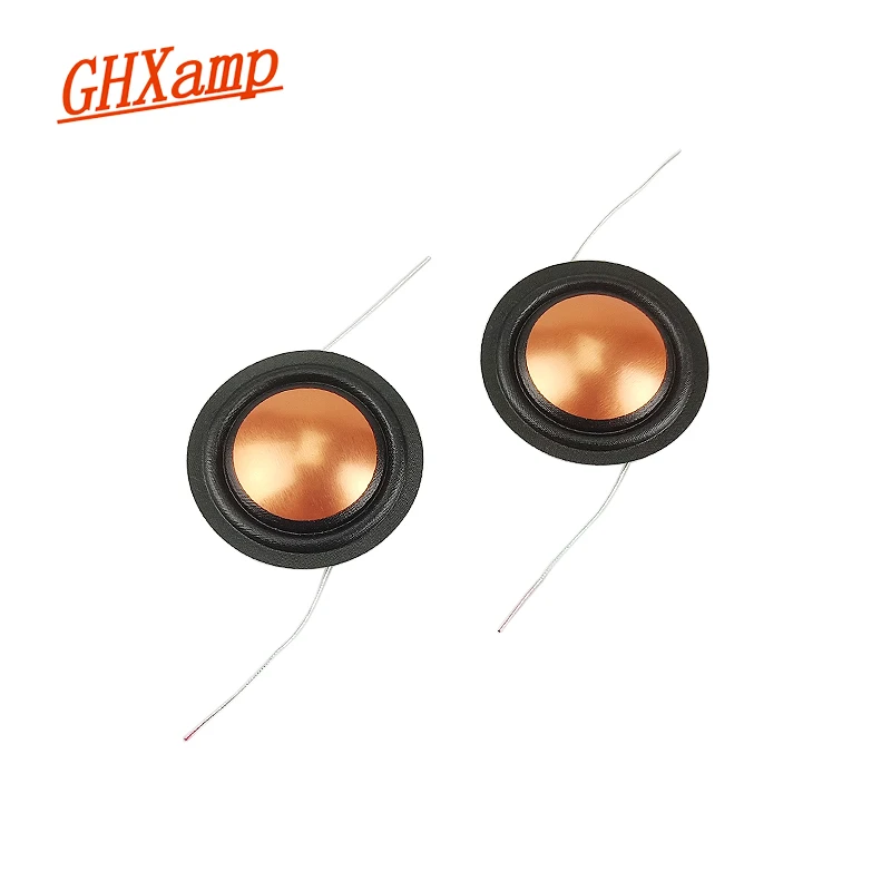 25.4mm Voice Coil Tweeter Speaker Imported Gold Aluminum Diaphragm Composite Wire Edge 25.5 Core Special Repairs 2PCS