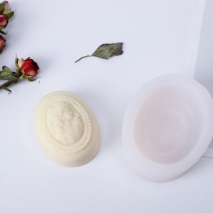 Elliptical Female 3d Silicone Mold DIY Handmade Soap Silicone Mold Cold Soap Mold Soap Making Supplies Cake Chocolate Mold image 4