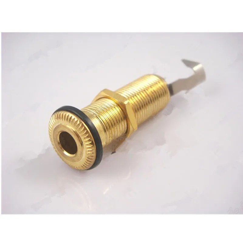 Gold Electric Guitar Pickup Socket Guitar Jacinths Polychip Electric Bass Socket Tube Guitar Accessories Part Musical Instrument