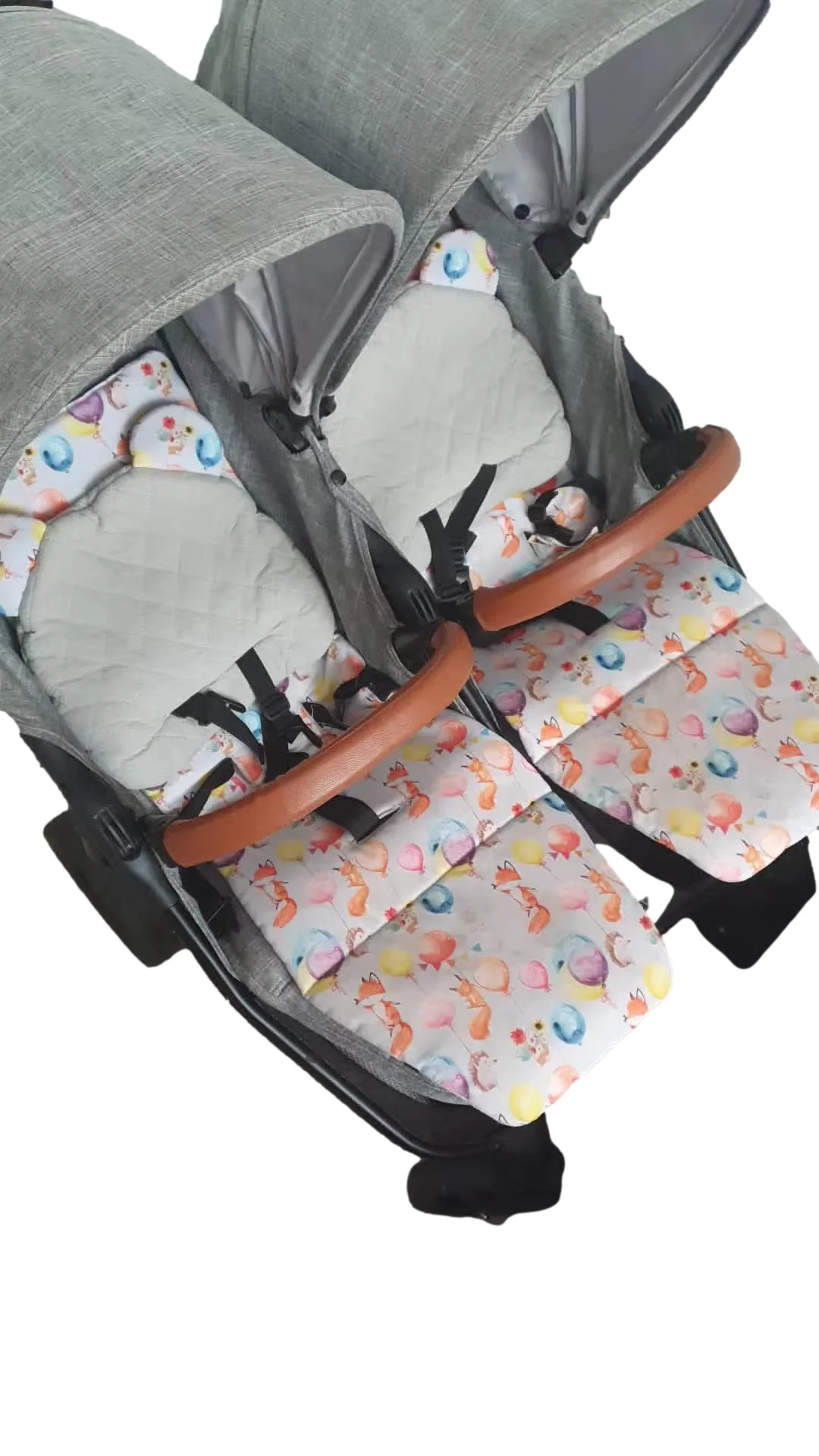 Baby Kinderwagen Leder Abdeckung Für Valco Snap Duo Trend Pu Griff Schutzhülle Griff Stoßstange Armlehne Abdeckungen wagen Zubehör