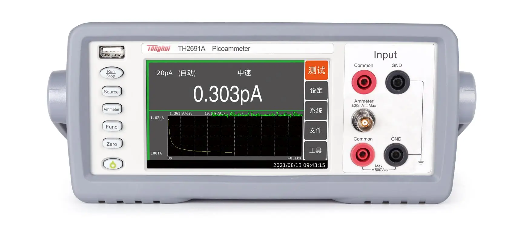 TH2691A pA Meter/TH2691 fA Meter  Micro current tester/static tester:0.01pA-20mA/0.1fA-20mA