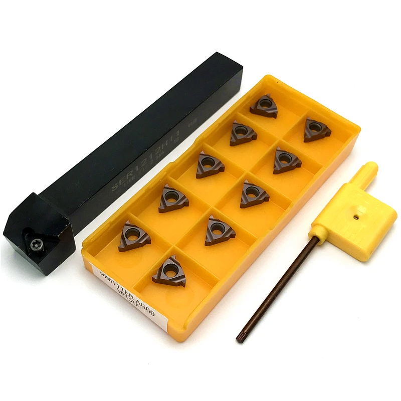 SER1010H11 SER1212H11 SER1616H1 External Thread Holder For carbide inserts turning tool MMT 11ER Cutting tool CNC turning insert