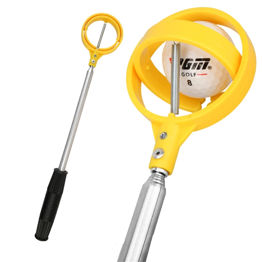 8 Sections Telescopic Golf Ball Picker, Automatic Locking, Scoop Retriever, for Pond or Barrier Zone, 2m Golf Ball Retriever