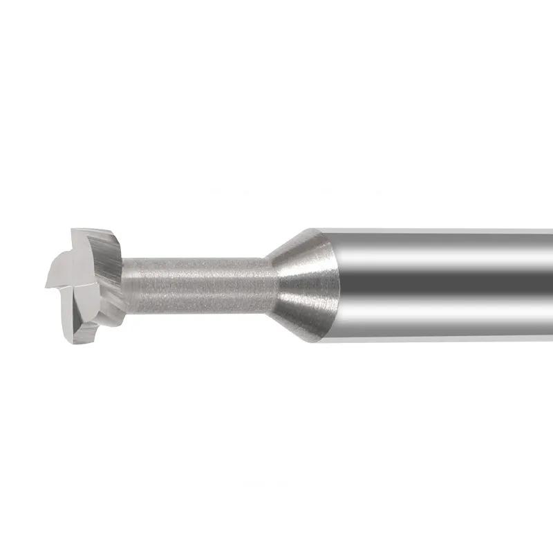 Fresa a T in metallo duro utensili a controllo numerico tungsteno metallo alluminio acciaio rame lavorazione 4mm 6mm 8mm 10mm 12mm fresa