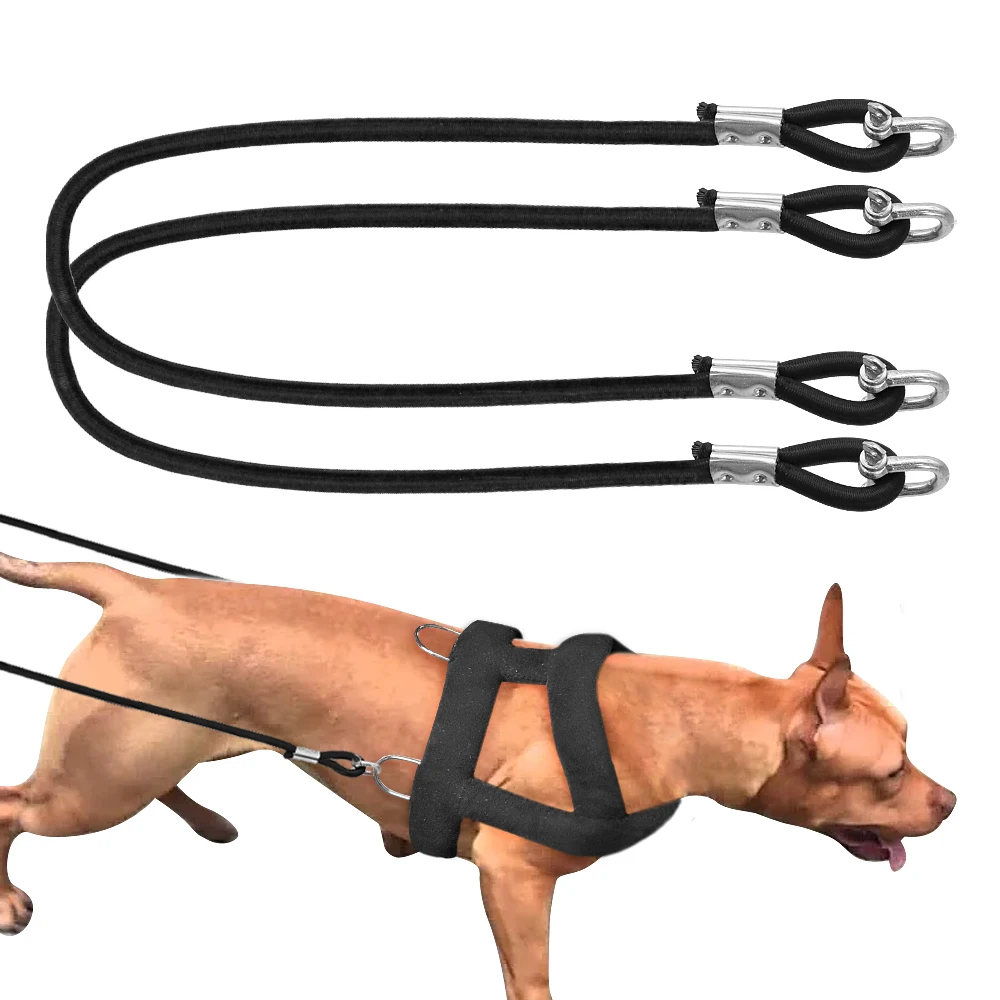 Durable Dog Weight Pulling Leash 120cm Pet Training Leashes Rope For Medium Large Dogs Pitbull Pet Training Products 2pcs