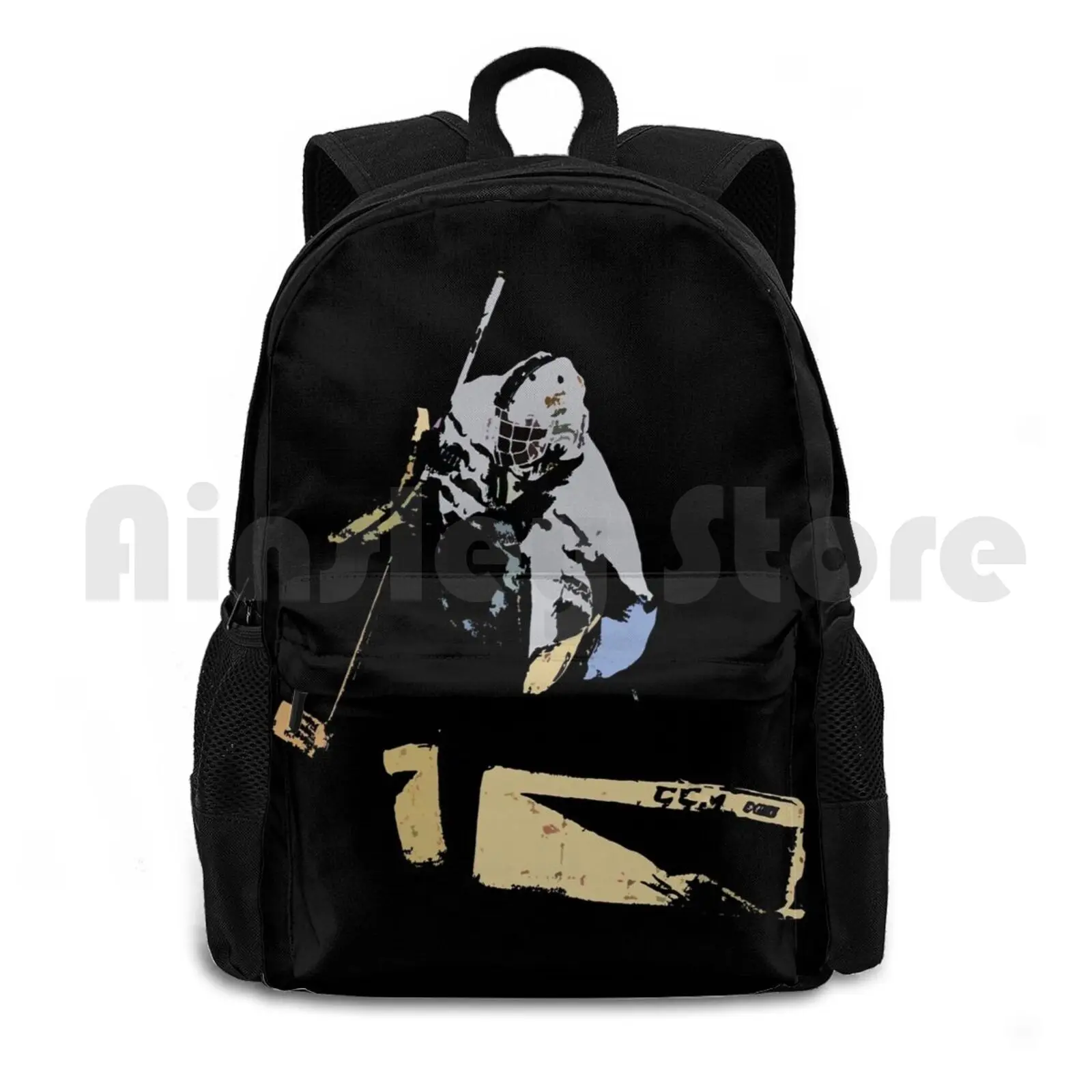 Goaltender-Ice Hockey Outdoor Hiking Backpack Riding Climbing Sports Bag Goalie Goaltender Ice Hockey Hockey Goal Stopper