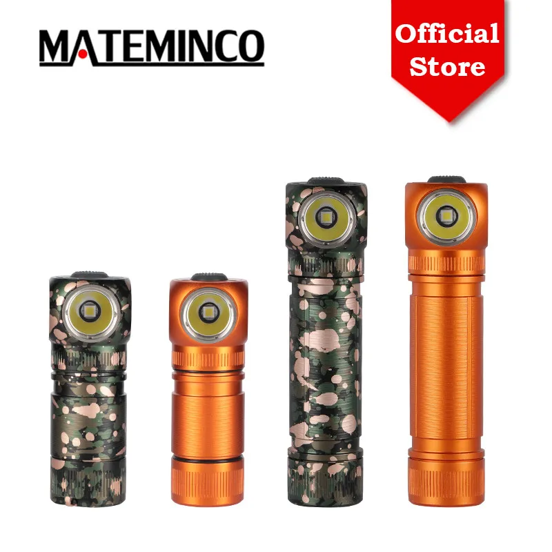 MATEMINCO G02 1600lm USB Type-C Rechargeable Magnetic Powerful Headlamp Lantern LED Flashlight for Hunting, Fishing