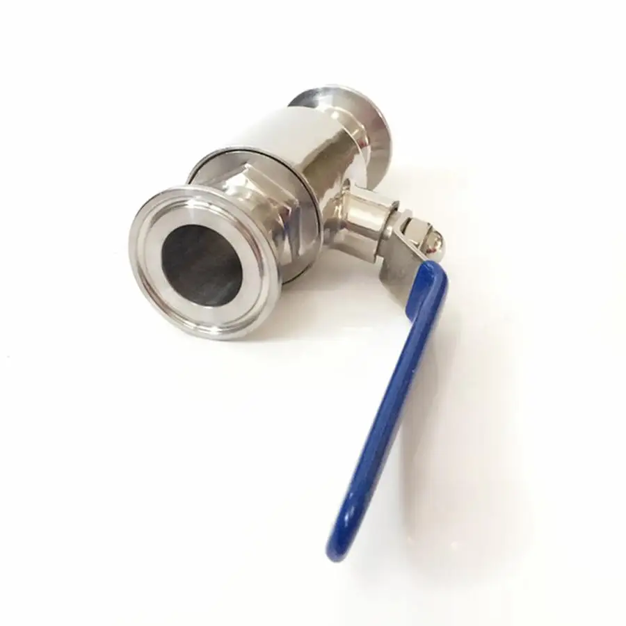 

Fit 51mm Pipe OD x 2" Tri Clamp Sanitary Ball Shut Off Valve SUS 316L Stainless Beer Brewing Home