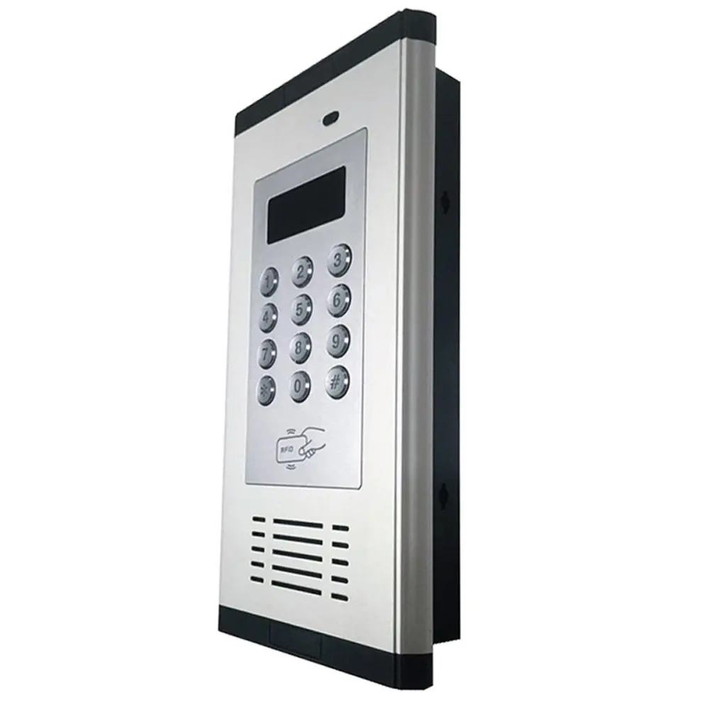 13.56MHZ IC RFID 4G GSM intercom wireless door lock gate opener access 200 users apartment villa intercom switch