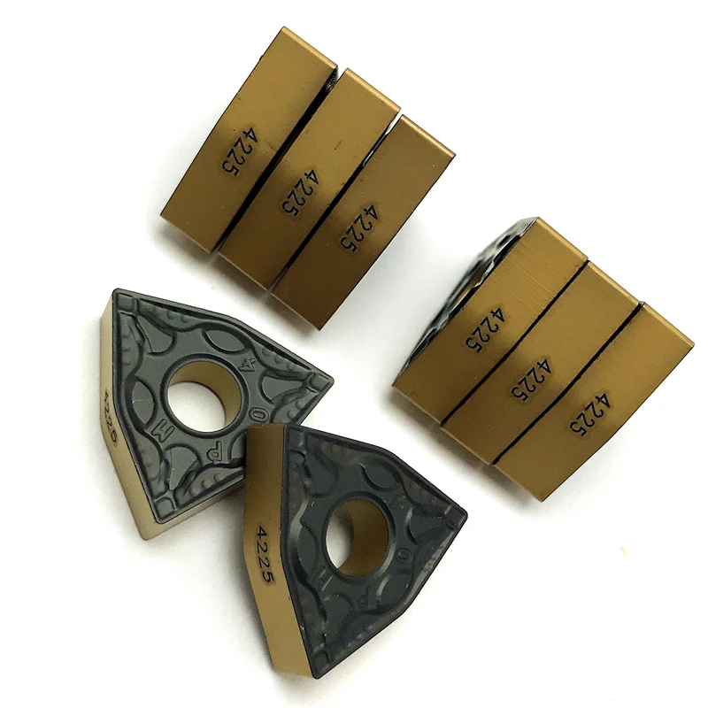 Imagem -06 - Ferramentas de Torneamento Interno Cnc Inserções de Carboneto Pode Ser Indexado Cortador de Torno Wnmg080404 Wnmg080404 Wnmg080404 0800408 pm 4225