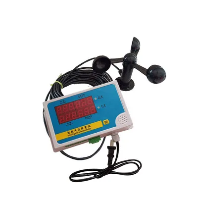 رافعة برجية مقياس شدة الريح سرعة الرياح جهاز إنذار سرعة الرياح الذكية جهاز إنذار شفرة الألومنيوم البلاستيك