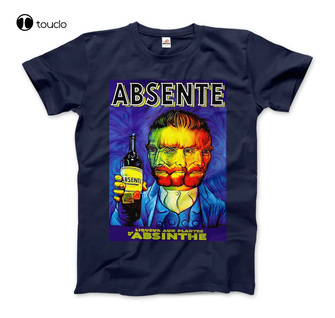 Absente, Vintage Absinthe Liquor Advertisement With Van Gogh T-Shirt Tee Shirt