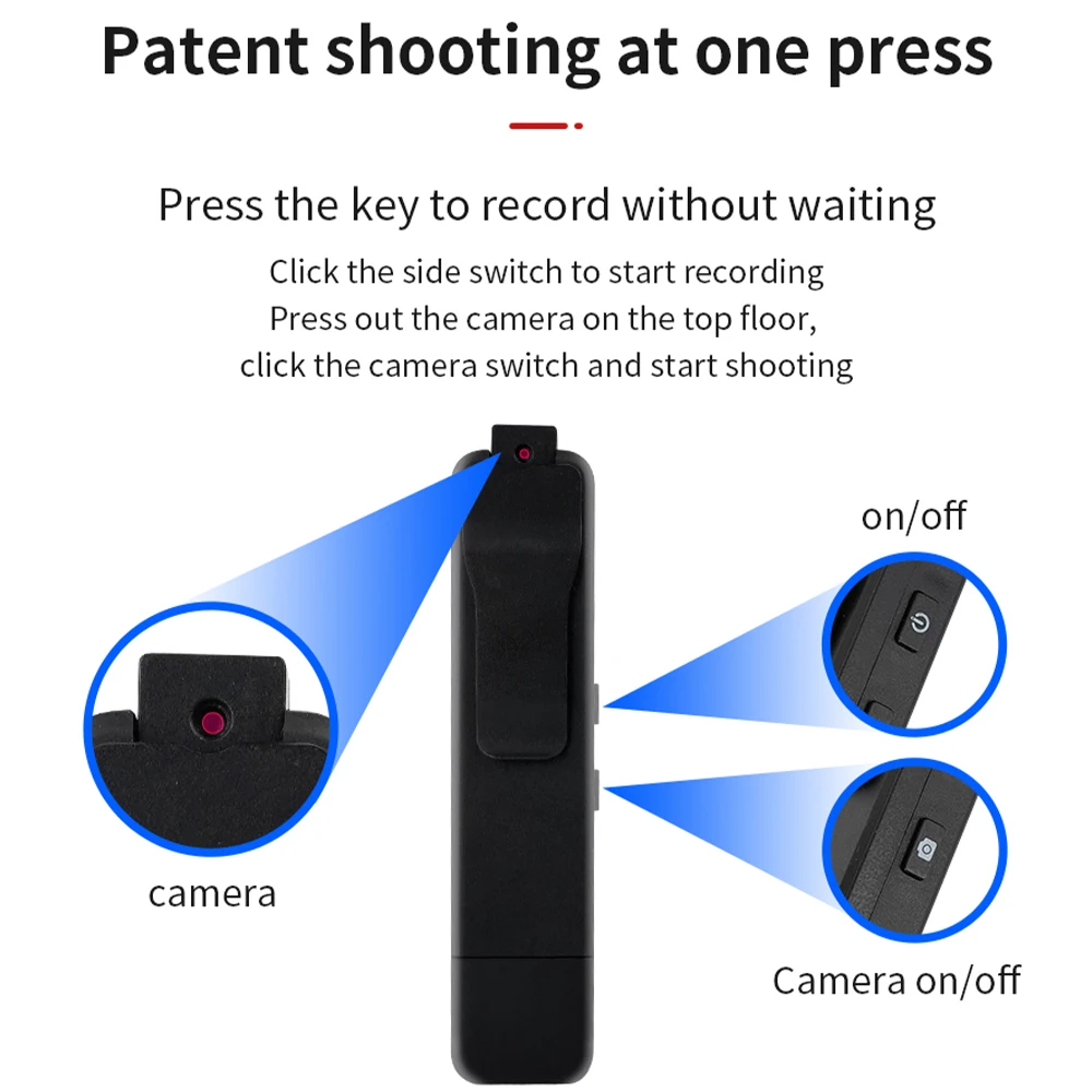 Grabadora de aplicación de la Ley Z2, profesional, HD, portátil, de vídeo y Audio, impermeable, cuerpo de grabación de reuniones