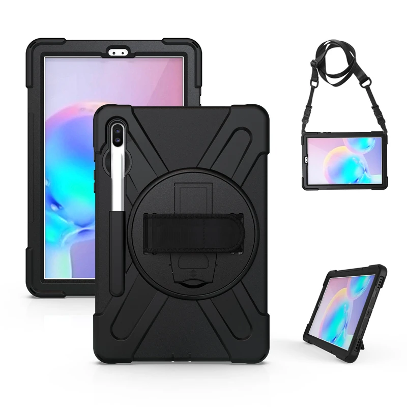 For Samsung Tab S6 Lite 10.4 P613 P619 P610 P615 Heavy Duty Shockproof Stand Cover Case Fundas for Galaxy Tab S6 10.5