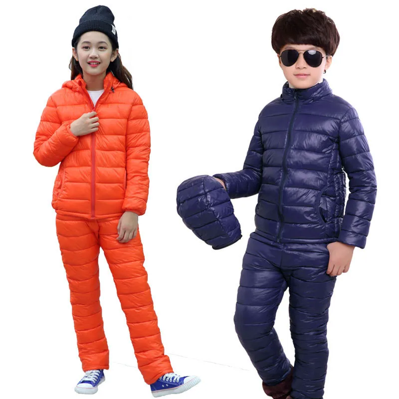 Winter Jackets For Children Boys Girls Autumn Down Coat Jacket Suit Keep Warm Windbreaker Costumes Snowsuit Outfits Clothes